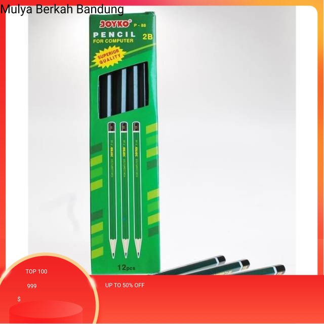 

pensil/patlot 2b joyko tipe P-88 hijau di jual per pcs