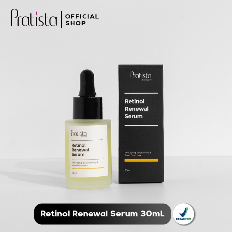 PRATISTA SERUM RETINOL Dan TONER HYALU Perawatan Wajah Anti Aging Kulit Sehat Glowing Pratista Skincare Ori BPOM