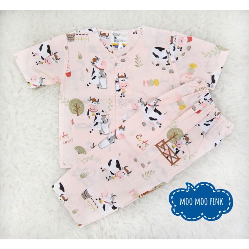 Piyama bayi perempuan 6-24 bulan baju tidur bayi perempuan