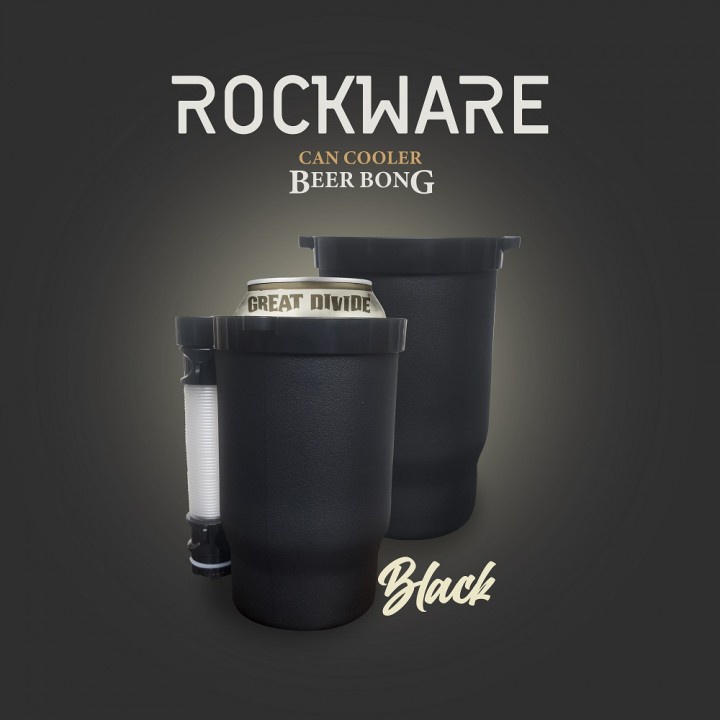 ROCKWARE Beer Pong - Portable Unique Drink Can Cooler For Party Event