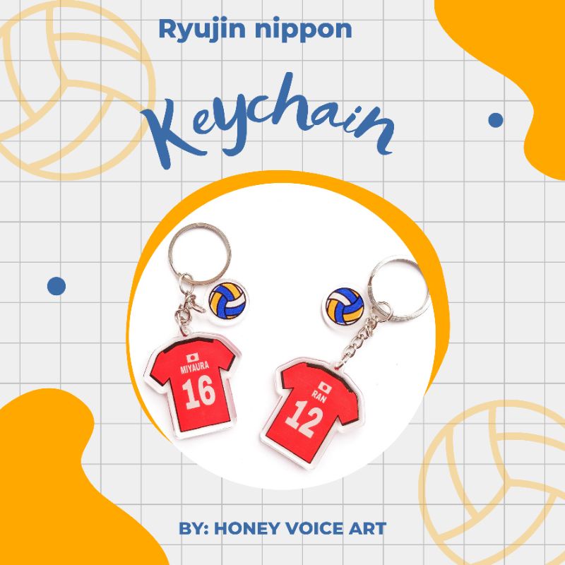 Keychain Ryujin Nippon Ran Takahashi, Miyaura Kento