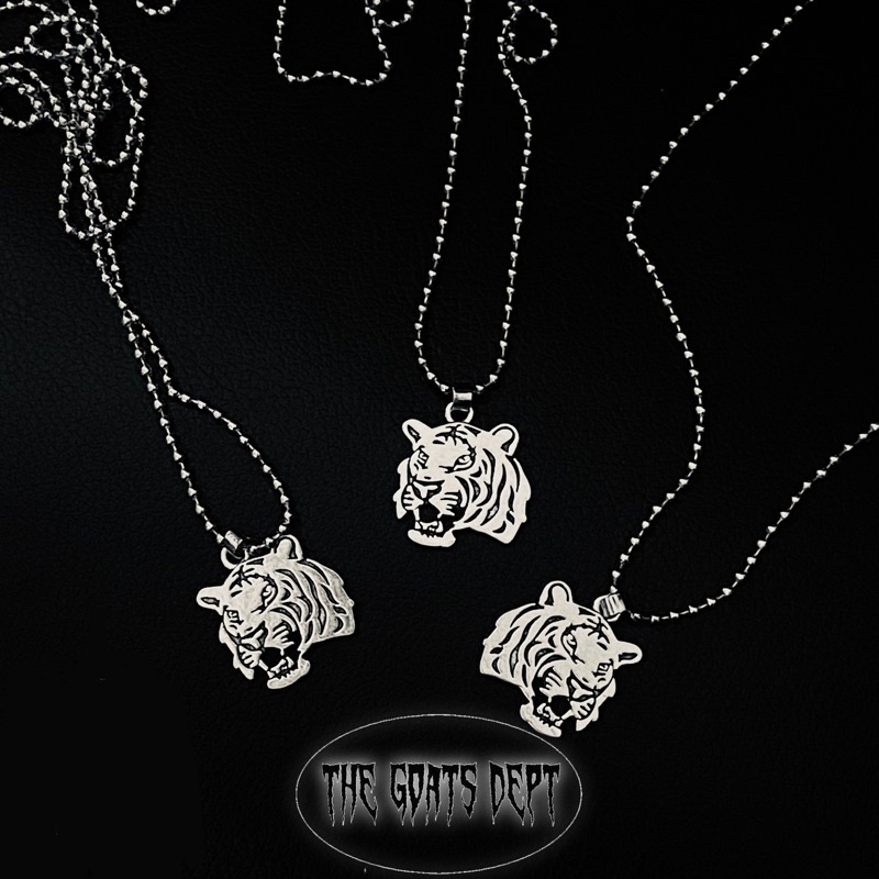The Goats Dept Tiger Chain Necklace / tgd207 kalung macan singa original style skena stainless titan