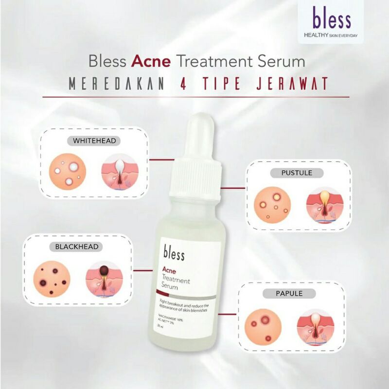 Bless Acne Treatment Serum / Serum Jerawat Bless