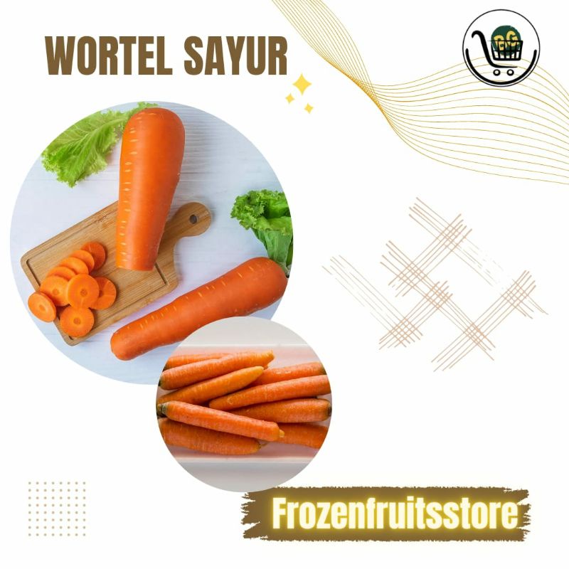 

Wortel segar 500gr, sayur wortel fresh, wortel