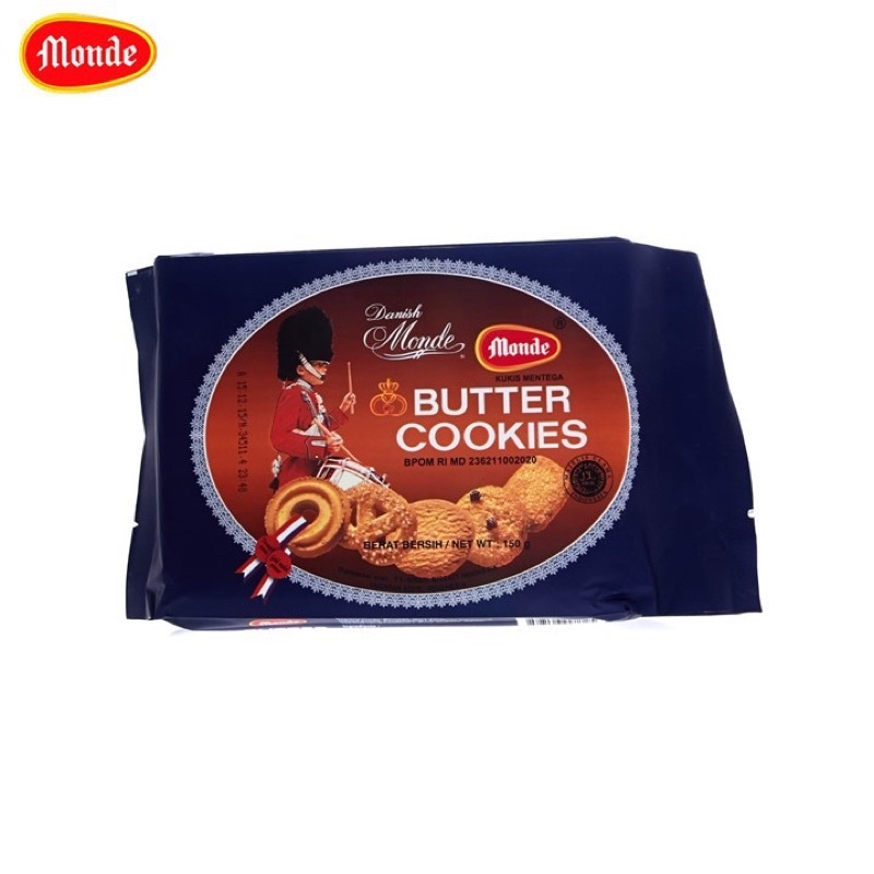 

MONDE BUTTER COOKIES 150 GR