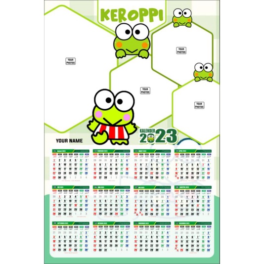 

Kalender 2023 Custom Foto Keluarga spiderman dan marsha