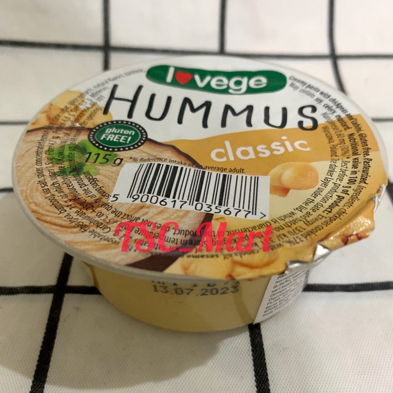 

Sante Lovege Hummus / Classic / Sun Dried Tomatoes / Spicy Peppers / Sante/Lovege/Hummus/Classic/Sun/Dried/Tomatoes/Spicy/Peppers/selai / mayo / mayonais