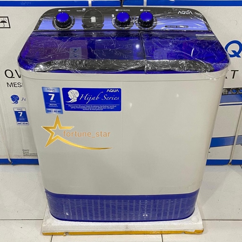Mesin Cuci 2 Tabung 8KG Aqua Qw-880xt