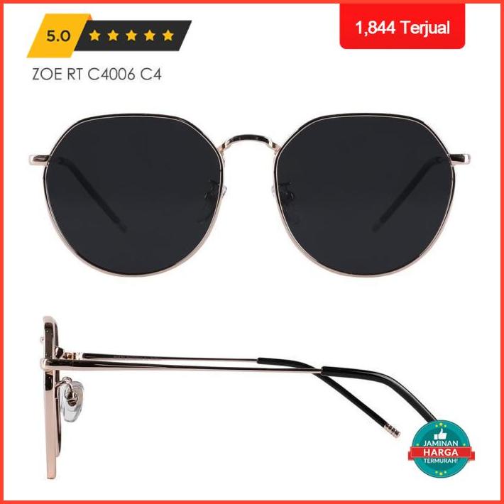 Big Sale Rieti Zoe Rt C4006 Sunglasses Original 100% Black Terlaris