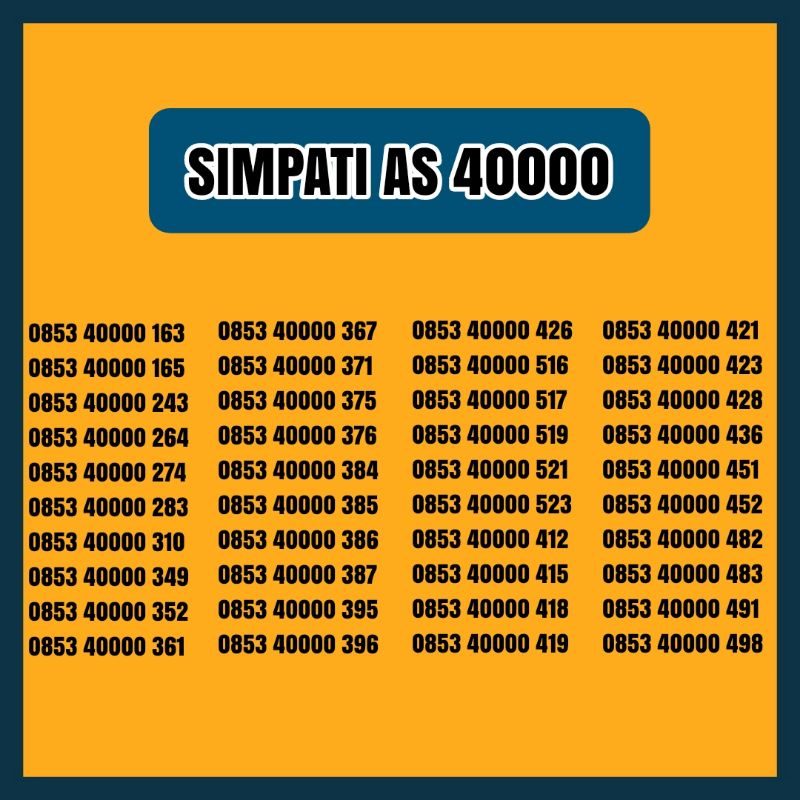 Nomor Cantik As Perdana Telkomsel kartu as 0000 4000