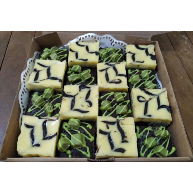 

Brownies nutella & greentea
