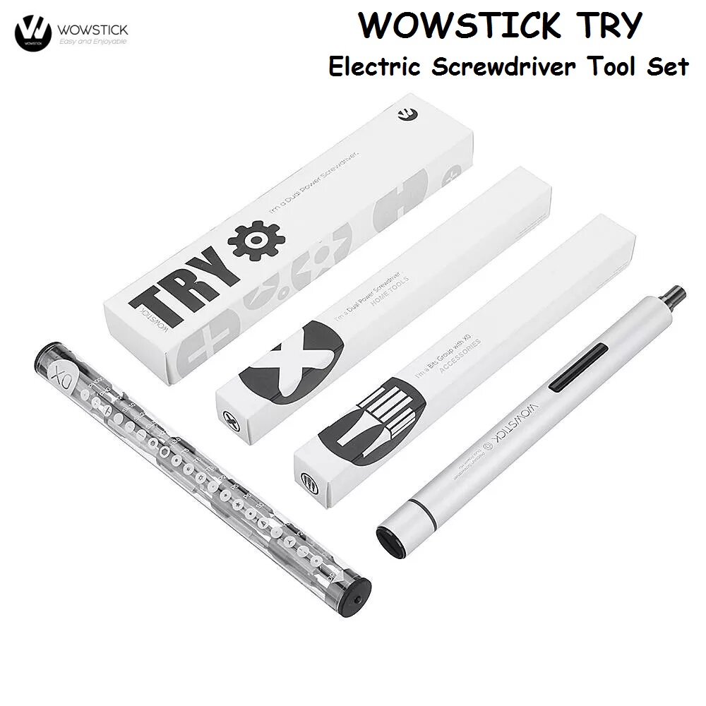WOWSTICK TRY - Electric Cordless Screwdriver 20 in 1 - Obeng Elektrik
