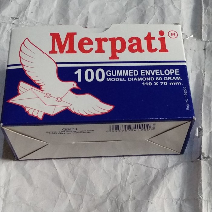 

Limited Amplop Putih Polos Merpati Kiky/White Gummed Envelop Gilaa!!!