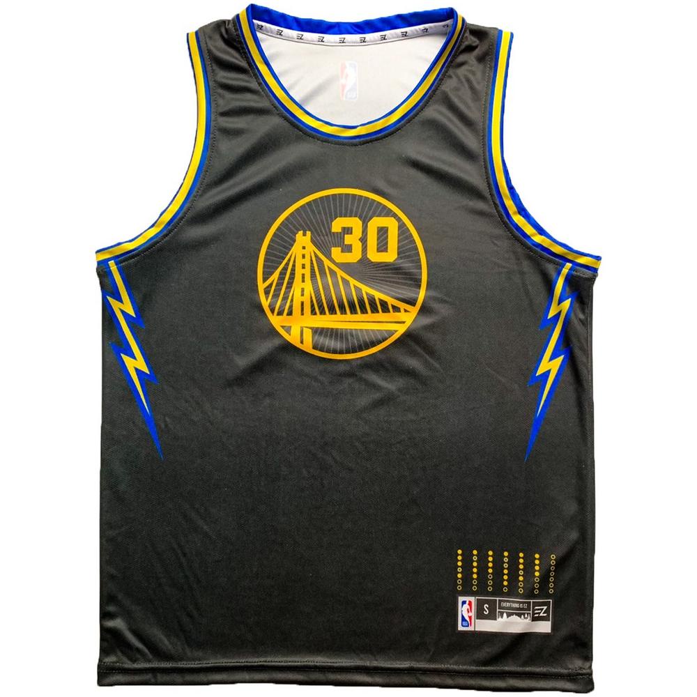 JERSEY STEPHEN CURRY GOLDEN STATE GSW WARRIORS #30 75TH ANNIVERSARY BLACK HITAM CITY 2021 SWINGMAN B