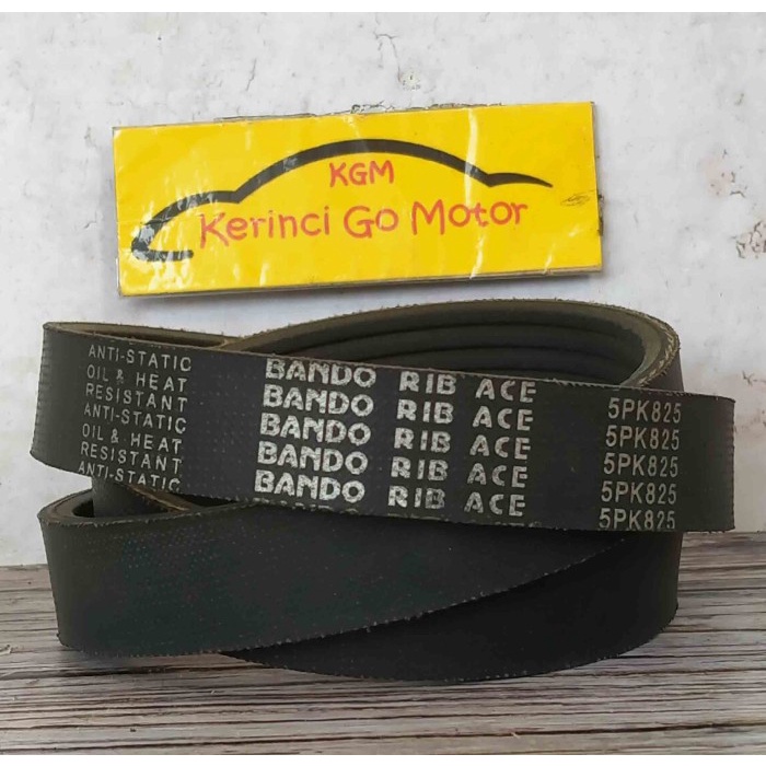 BANDO VAN BELT 5PK 825 RIB BELT TALI KIPAS 5PK-825 FAN BELT ALUR