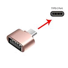 OTG MINI PERSEGI Micro Usb/V8 dan Type C Port Konektor Non Cable USB