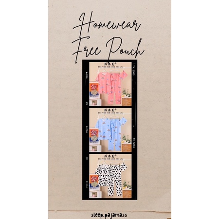 Homewear CP Import Free Pouch✨