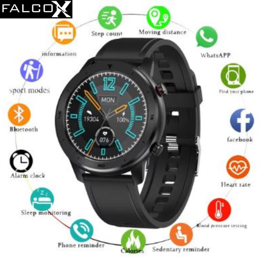 DT No 1 DT78 1.3 inch Full Round Premium Business Smartwatch