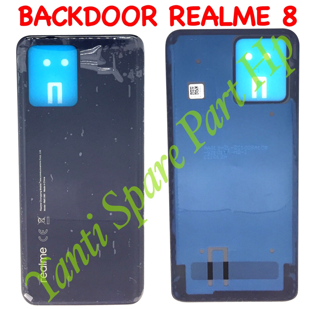 Backdoor Tutup Belakang Realme 8 4G Original New