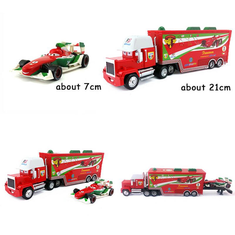 Disney Pixar Cars Toys Lightning McQueen Jackson Storm Mack Uncle Truck 1:55 Diecast Model Car For Children Gifts