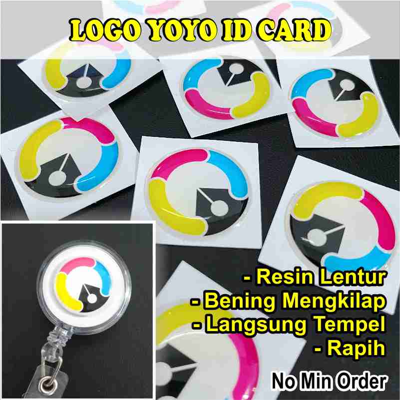 

Stiker Logo Yoyo ID Card Custom