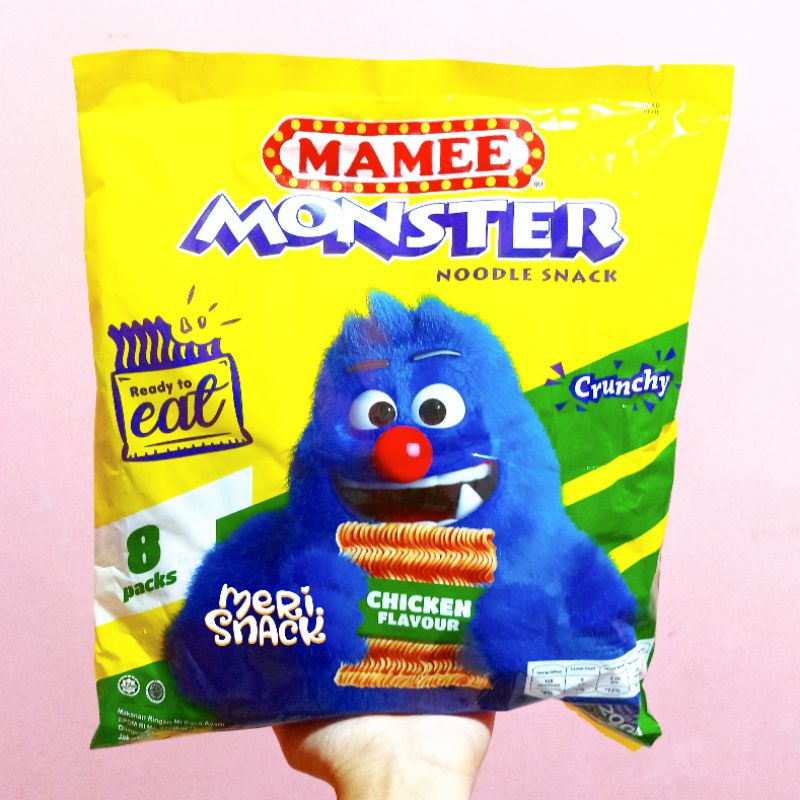 

Mamee Monster Noodle Snack Chicken Flavour 200gr