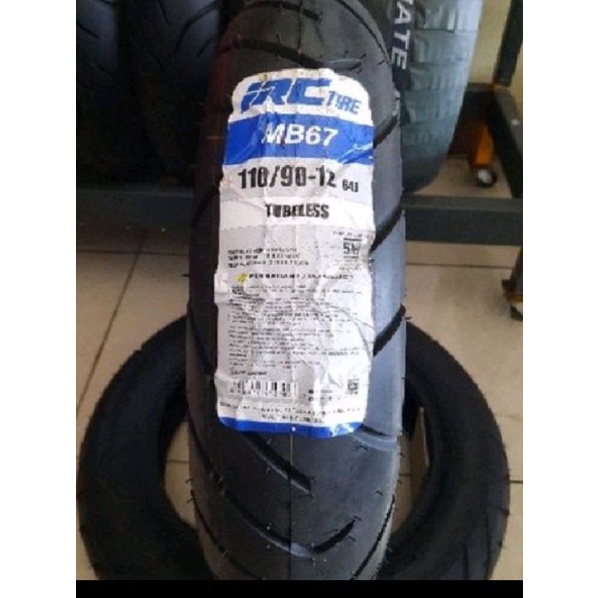 Ban Motor IRC 110/90-12 Tubeless Belakang Ban Scoopy Ring 12 Ban Donat