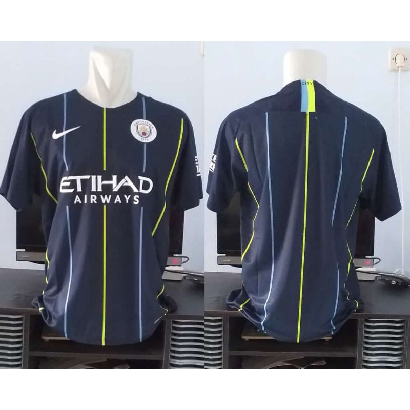 Jersey bola grade ori man city away 2018/2019 size L