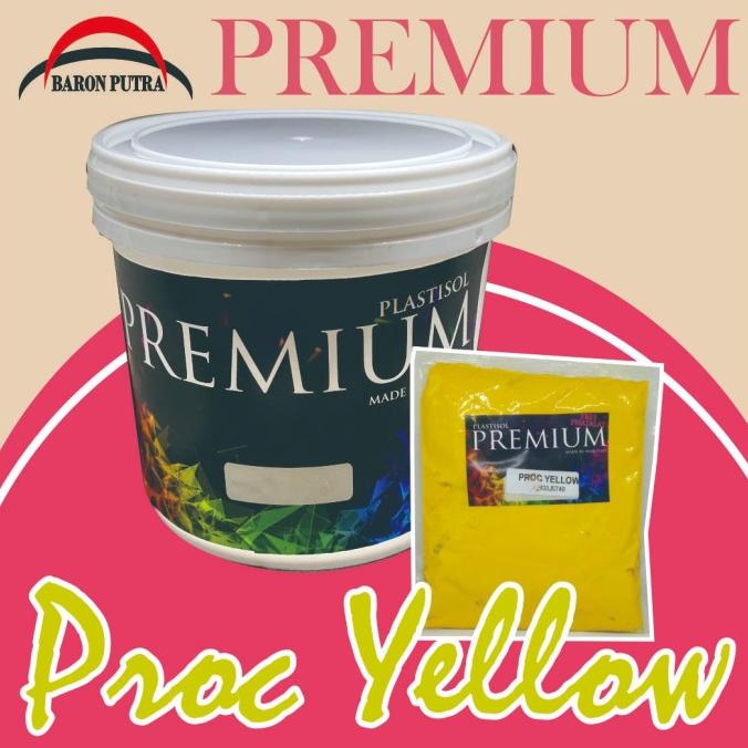

siap kirim] PREMIUM PLASTISOL PROCES YELLOW 1KG