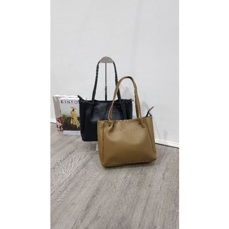 Tas Totebag Wanita Kode Caramel