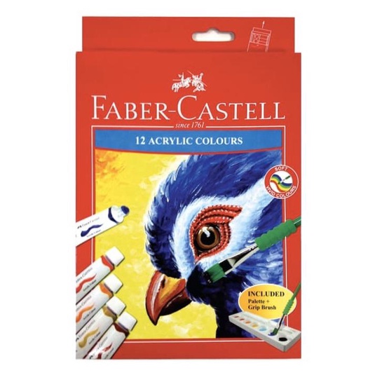 

[COD] Acrylic Colours Faber-Castell 12W MURAH Kode 750