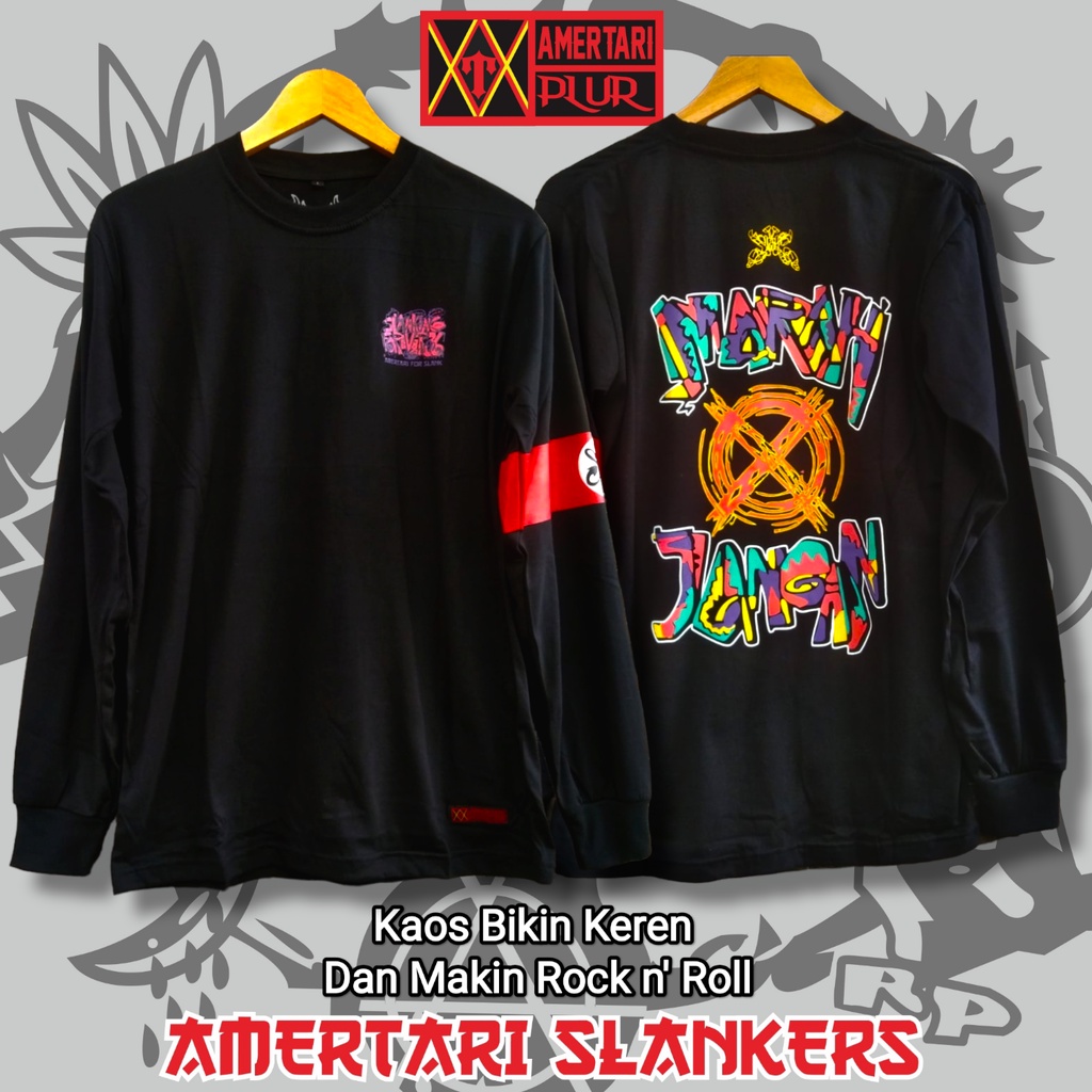 KAOS SLANK SLANKING KECIL LENGAN PANJANG  -DISTRO SLANK-BAJU SLANK-KAOS SLANK- 100% SLANKERS