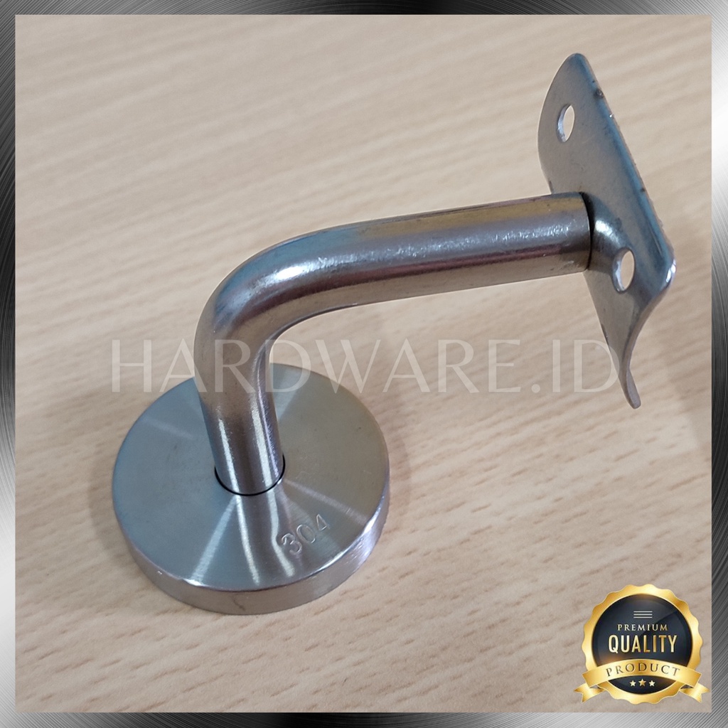 Bracket Dinding Stainless Tiang Railing Tangga Minimalis SS304