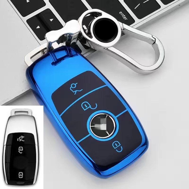 Case Pelindung Kunci Mobil Bahan TPU Untuk Mercedes-Benz W204 W205 W176 GLA CLA C-Class