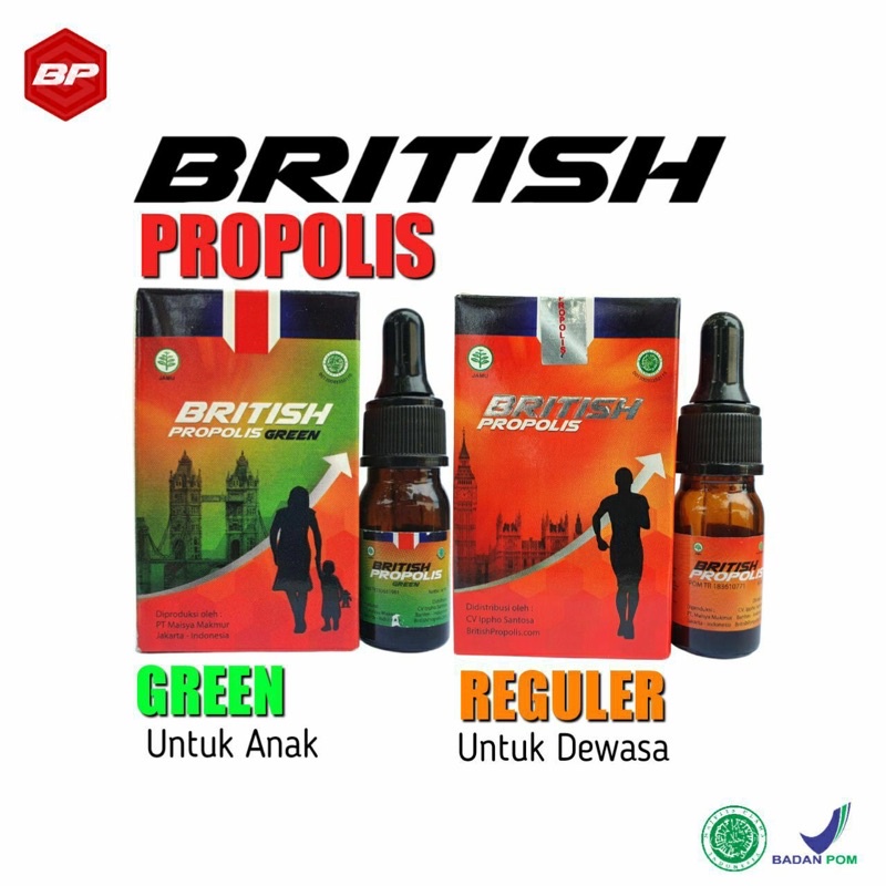 British Propolis Reg dan British Propolis Green