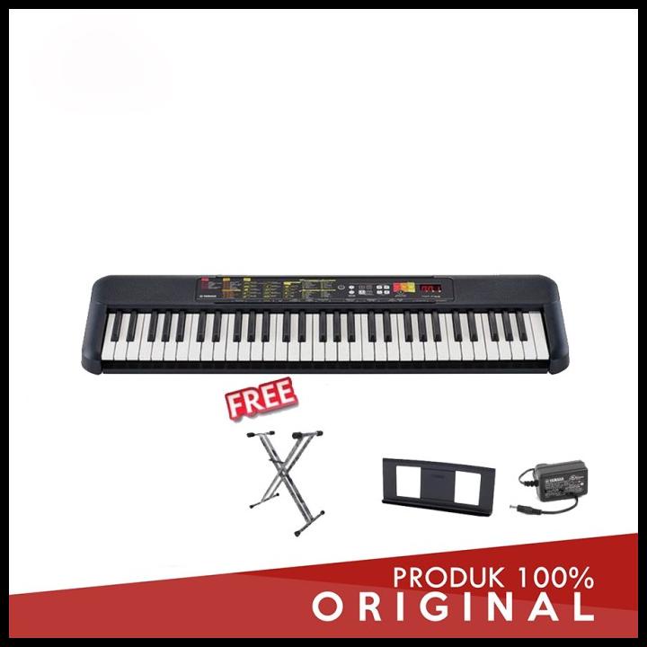 Yamaha Keyboard Psr F52 + Gratis Adaptor + Stand Book & Stand Keyboard