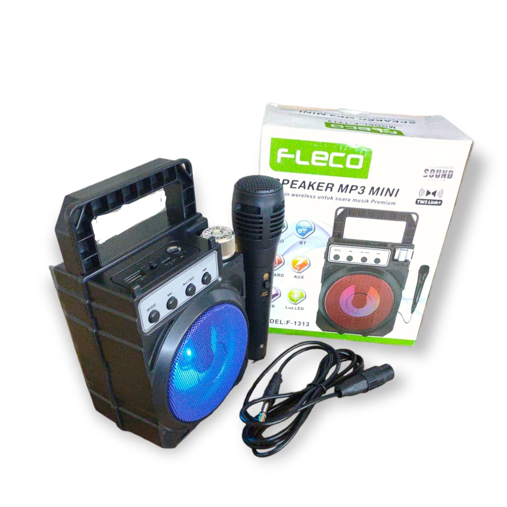 Paling Diminati Speaker Bluetooth Karaoke Free Mic Radio Fm Termurah