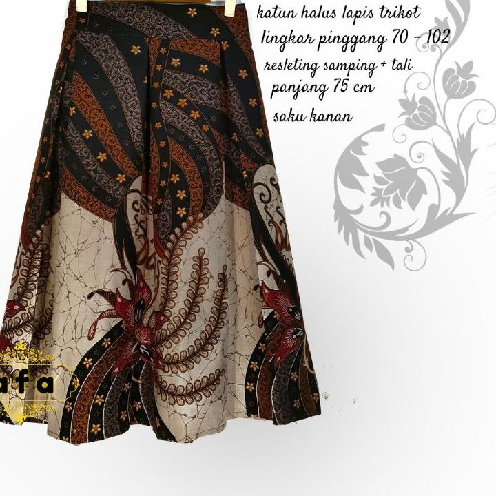 Viral ROK BATIK MODERN LAPIS TRIKOT / ROK BATIK 7/8 / BAWAHAN BATIK
