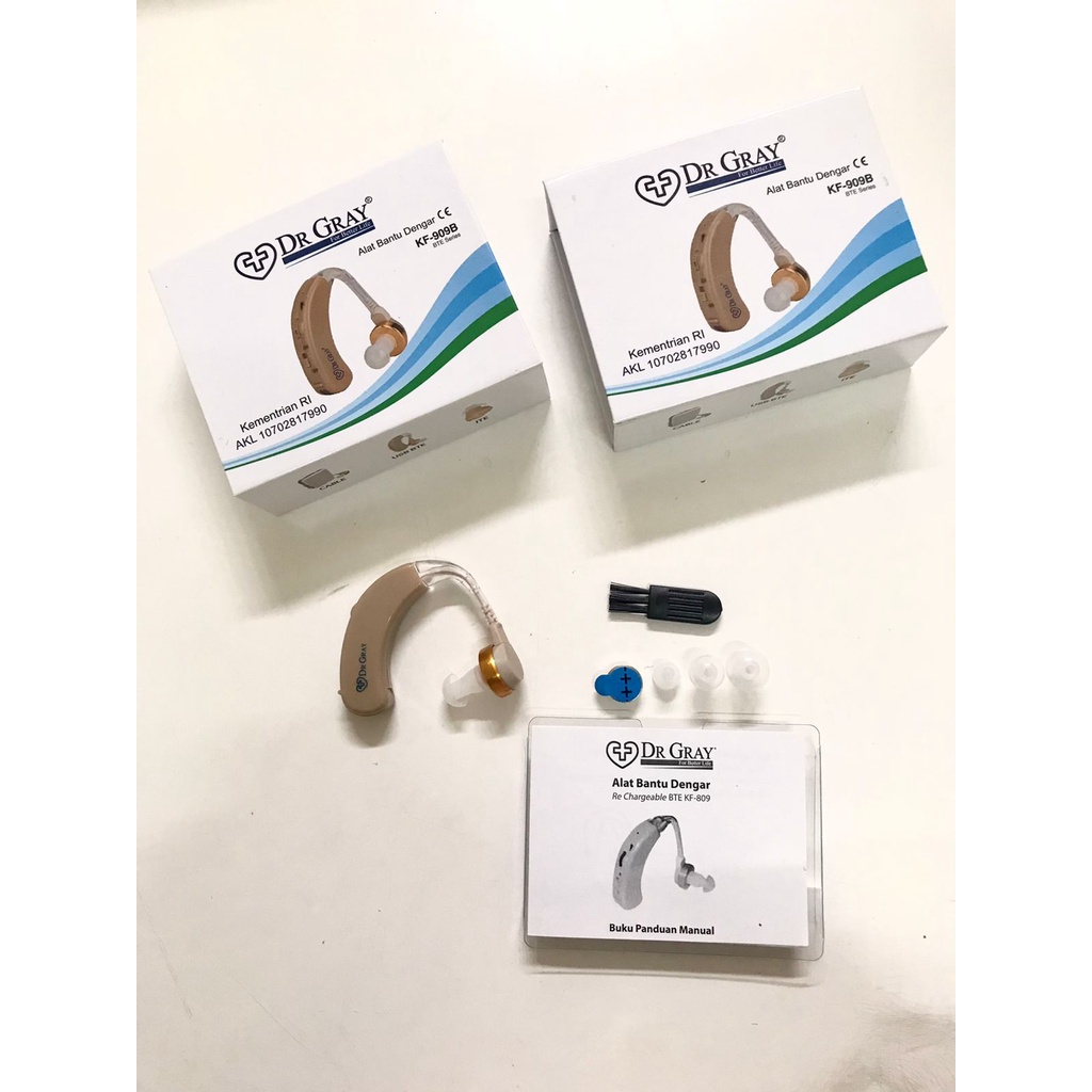 [GRAY.STORE178] Alat Bantu Dengar KF909B Dr Gray Hearing Aid Cantol BTE Series KF-909B - KF909B