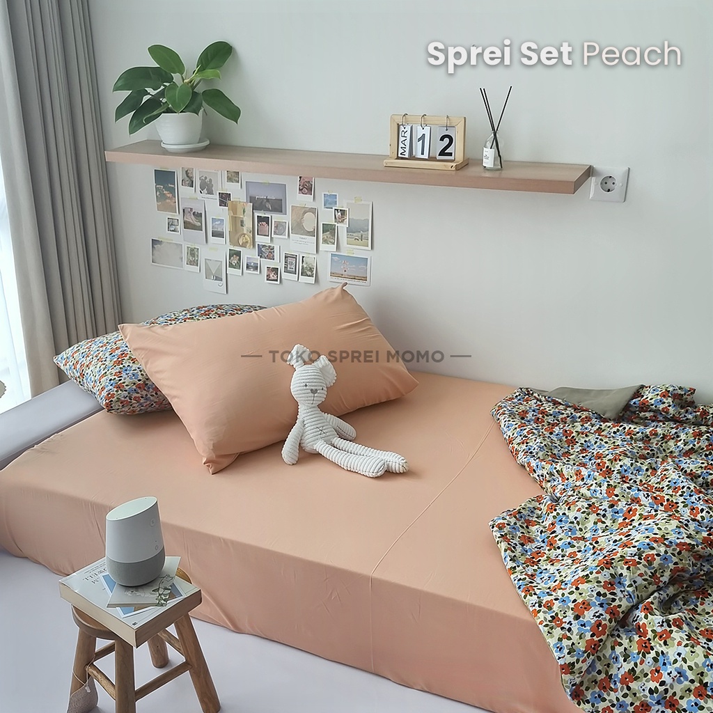Sprei Set Microtex Seri Aesthetic - Ukr 90, 100, 120 x 200