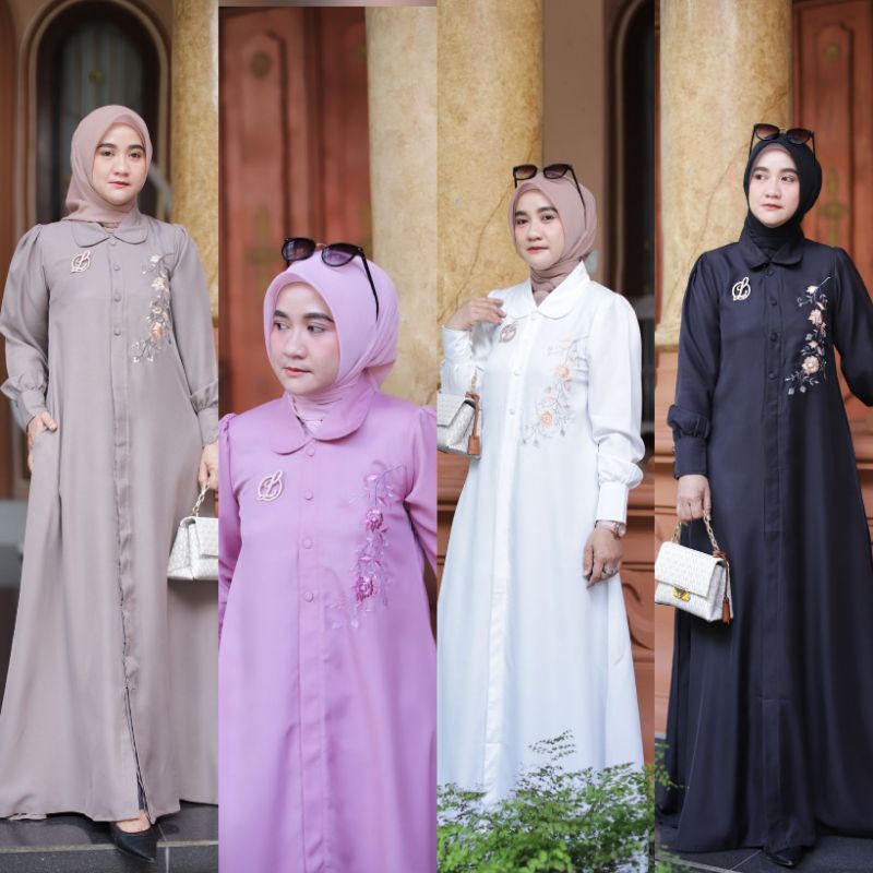 Aulia dress bordir by Zein Collection