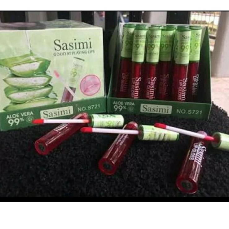 Semuanya baru--[PERBOK]Lip tint Aloe Vera NO.S721//LipTint Sasimi Aloe Vera BPOM 3 Varian