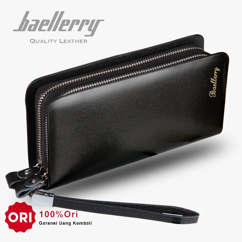 BAELLERRY S1138 Dompet Pria Panjang Bahan Kulit PU Leather Premium WATCHKITE WKOS