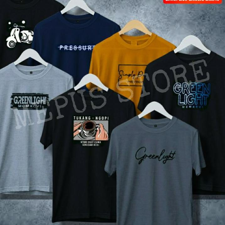 Terbaik KAOS DISTRO PRIA OBLONG LENGAN PENDEK