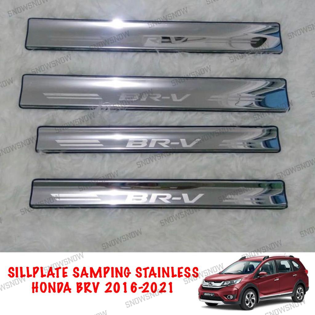 Sillplate Samping BRV 2016 2021 Stainless