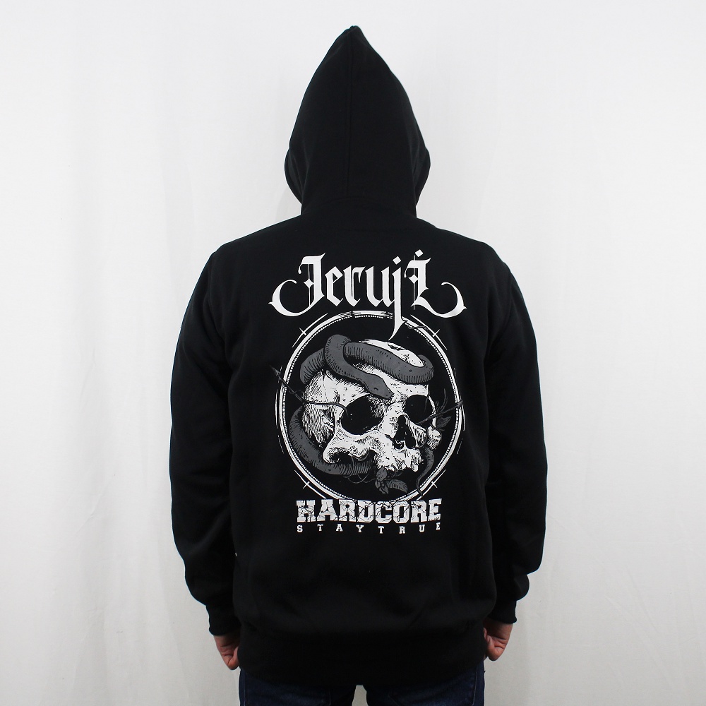 JAKET MUSIK JERUJI 02 - JAKET JERUJI - SWEATER HOODIE MUSIK JERUJI - JAKET HEAVY METAL - HOODIE PRIA