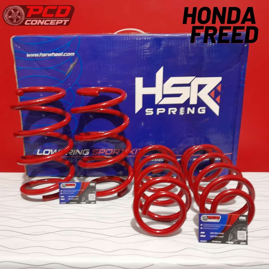 PER CEPER MOBIL LOWERING KIT HSR RED HONDA FREED 2012 - 2022