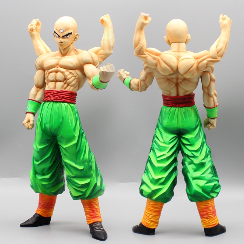 Mainan Action Figure Anime Dragon Ball Z Dbz Four Demon Fist Tien Shinhan Bahan PVC Ukuran 30CM Untuk Anak Laki-Laki