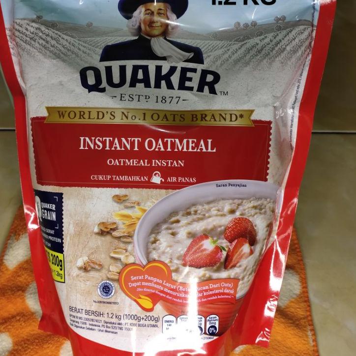 

Silahkan Beli--Quaker Instant Oatmeal 1200 gr Quaker instan 1.2kg rolled oat makanan diet sereal quaker oat