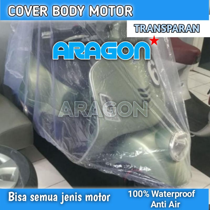 Sarung Cover Transparan Motor VESPA LX SPRINT NMAX PCX AEROX ADV Universal